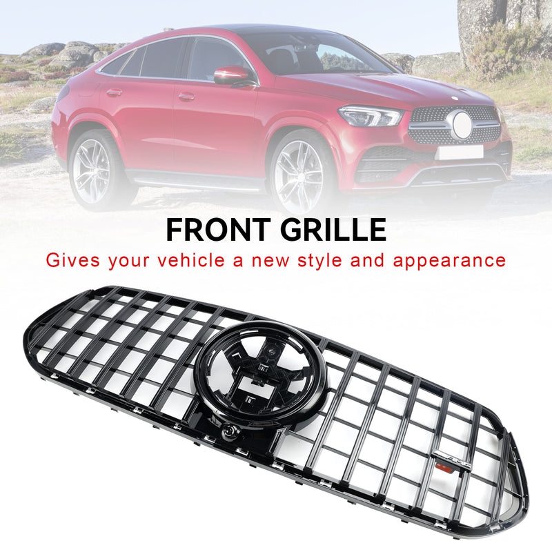 Front Bumper Grill Grille Fit Mercedes Benz GLE-Class C167 V167 2019-2023