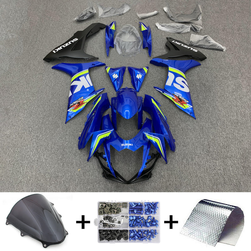 Amotopart  Suzuki GSXR 600/750 2011-2024 K11 Fairing Kit Bodywork Plastic ABS