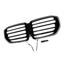 2024+ Fit BMW G05 LCI X5 Single Line W/LED M-Style Front Bumper Grille Grill