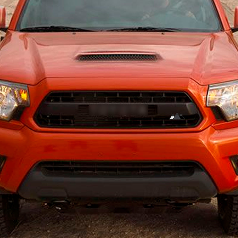 Tri-Color Grille Badge Emblem for Toyota Tacoma TRD Tundra RAV4 Grey Scheme