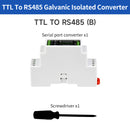 TTL to RS485 Electrical Isolation Module DIN Rail Serial 600W Lightning Protect