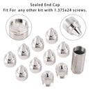 Stainless Steel Replacemet Sealed End Cap For Any 1.375''X24 Cone Shaped Parts