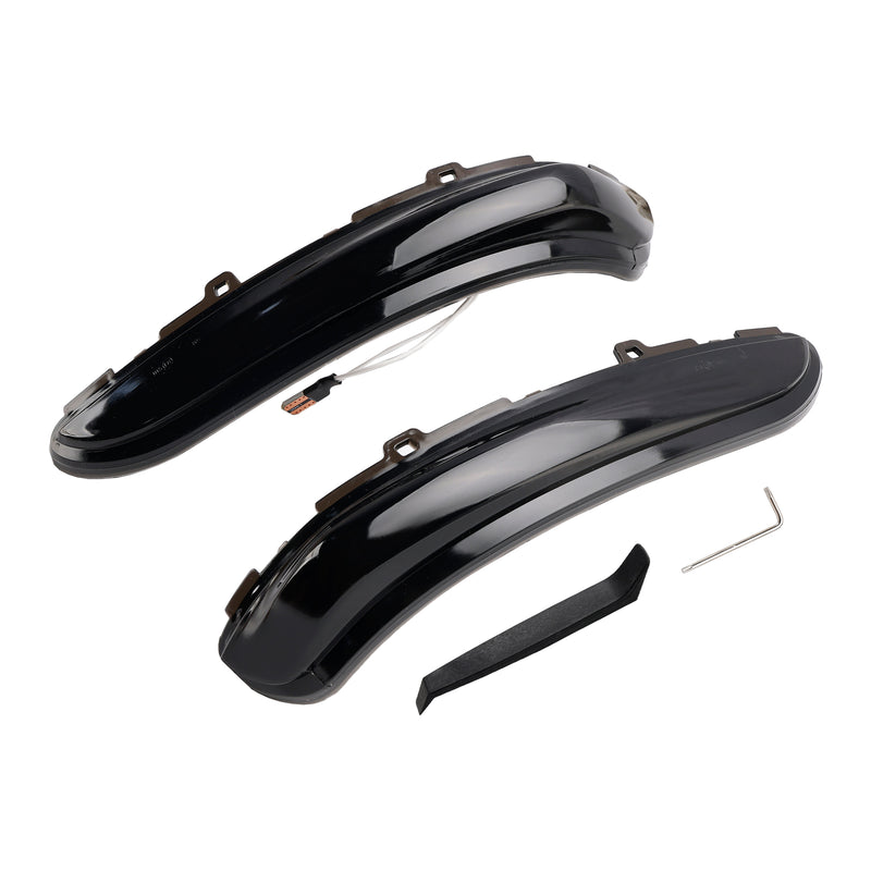 Smoked LED Sequential Side Mirror Turn Signal Light for Peugeot Citroen