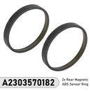 2x Rear Magnetic ABS Sensor Ring for Mercedes Benz C204 W204 S204 A2303570182