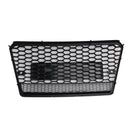 2012-2015 Audi A7/S7 RS7 Style Honeycomb Mesh Front Grill Grille Black
