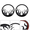 Flame Speaker Grills Accent Trim Cover For Touring Electra Glide Ultra Classic