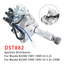 Ignition Distributor w/Cap & Rotor DST882 For Mazda B2200 1987-1993