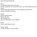 Lower Side Fairings Full Belly Pan Plate Cover For Aprilia RSV4 2021-2024