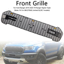 Raptor Style Front Bumper Grille Grill Fit Ford Ranger T8 2019-2023 W/LED