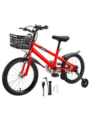 14"/16" Children Bicycle Toddlers Bike with Training Wheels Basket Kickstand