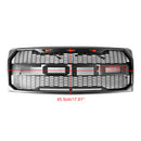 Raptor Style Front Bumper Grille Grill Fit Ford F150 2009-2014 With LED