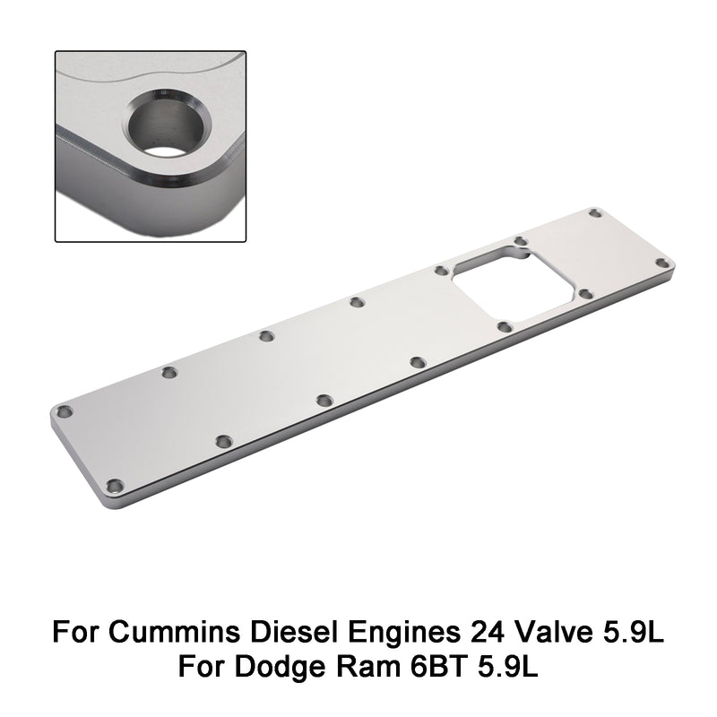 5.9L Intake Manifold Plenum Plate 24V 551714 Fit Dodge Ram Cummins 6BT Diesel