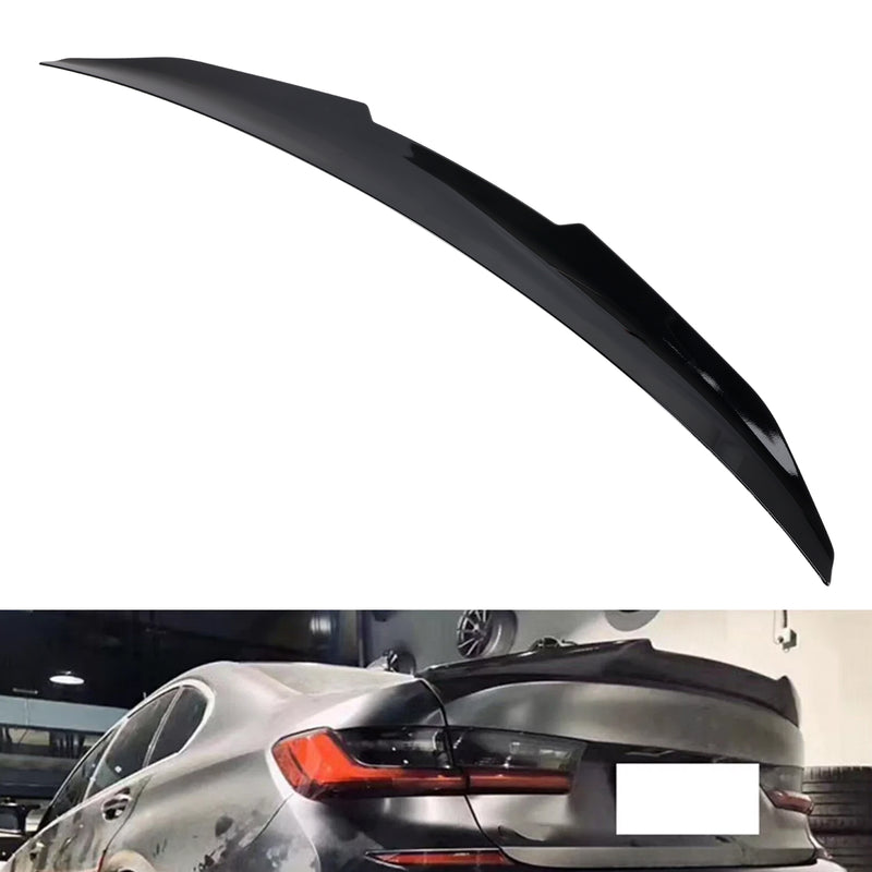 Gloss Black Rear Boot Spoiler For BMW 3 Series G20 G80 19-25 PSM Style