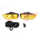 Yellow Lens Fog Lights + Switch For 2003-2007 Honda Accord / 2004-2008 Acura TL