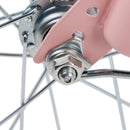 18" Child Bicycle Girls Bike with auxiliary wheels & Rack & Basket Pink