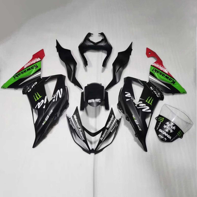 Amotopart Kawasaki ZX6R 636 2013-2018 Fairing Kit Bodywork Plastic ABS