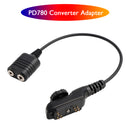 K Interface Headset Port Converter Cable for Hytera HYT PD780 PD700 PD980 PD788G