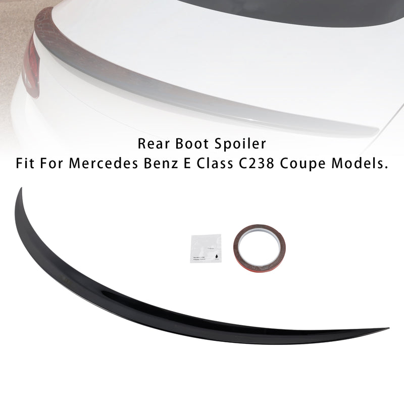 Gloss Black Rear Spoiler For Mercedes-Benz E-Class C238 W213 Coupe 16+ AMG Style