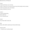 Honda X-ADV 750 XADV 2021-2023 ABS Inside front cover Fairing Cowl