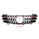 Front Grille Grill Fit Mercedes ML-Class W164 2005-2008 Chrome/Black