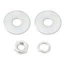 M6 Plastic Custom Head Skull License Plate Frame Screws Bolts Hardware Black X2