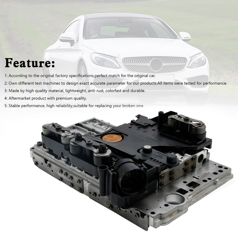 E300 1996-1999 / E320 1996-2006 Mercedes-Benz 722.6 TCU Transmission Valve Body Solenoid w/Conductor Plate