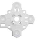 Left Car Side Mirror Glass Lens White Plastic Bracket Clip Holder for Honda