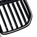 2023-2026 Fit BMW X7 G07 W/LED Black Single Line Front Bumper Grille Grill
