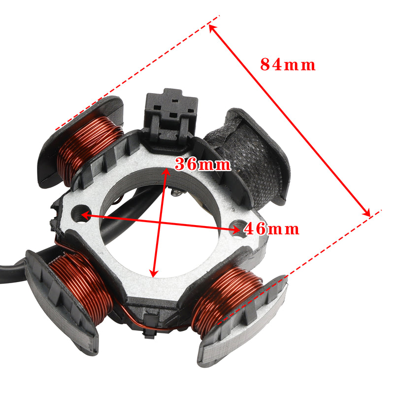 4 Coil Stator Magneto 84mm For TGB Morini 50 D1E41QMB Quad ATV 2 Stroke Scooter