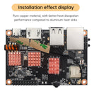 Quanzhi H618 Development Board Heat Sink Pure Copper Radiator For Kickpi K2B
