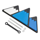 Tri-Color Grille Badge Emblem for Toyota Tacoma TRD Tundra RAV4 Blue Scheme