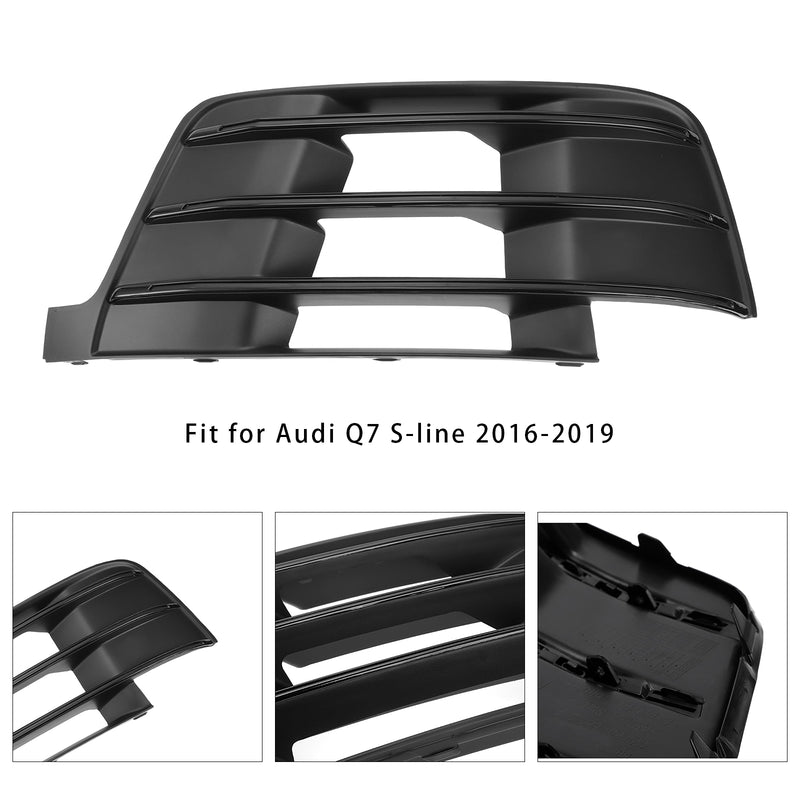 Original Fog Light Grille Left Side 4M0807681D For Audi Q7 S-Line 2016-2019
