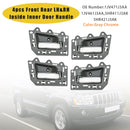 4pcs Front Rear Inside Inner Door Handle Chrome For Jeep Grand Cherokee 2005-2011