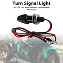 12V LED Turn Signal Indicator Light 8mm Universal Motorcycle For Yamaha