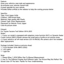 Front Bumper Grill Grille Fit Toyota Tacoma 2016-2023 W/ LED Light