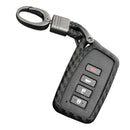 Leather Silicone Car Key Case Cover With Buckle For Lexus
