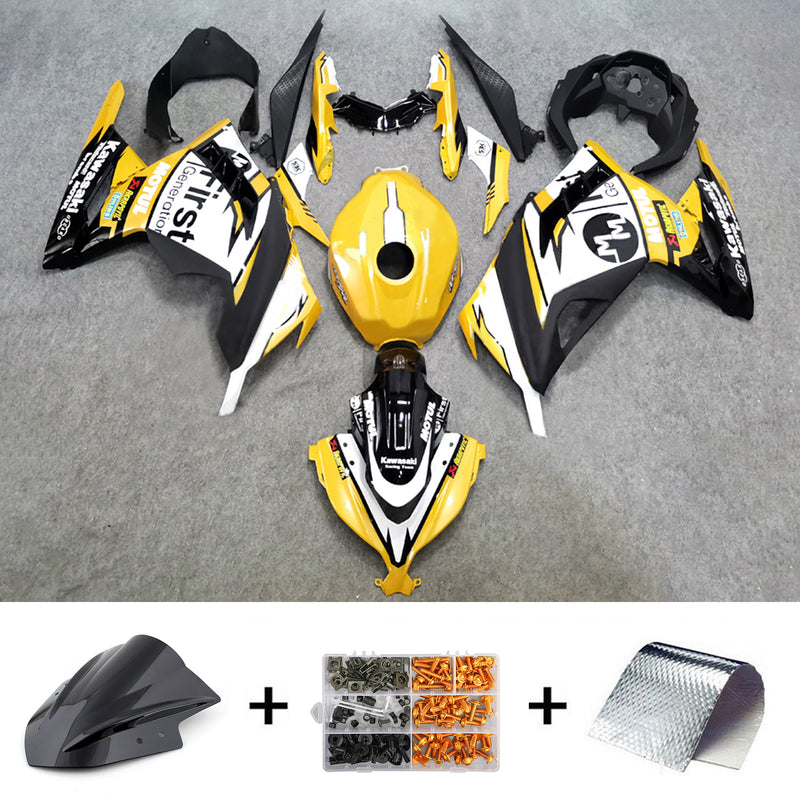 Amotopart Kawasaki EX300/Ninja300 2013-2017 Fairing Kit Bodywork Plastic ABS