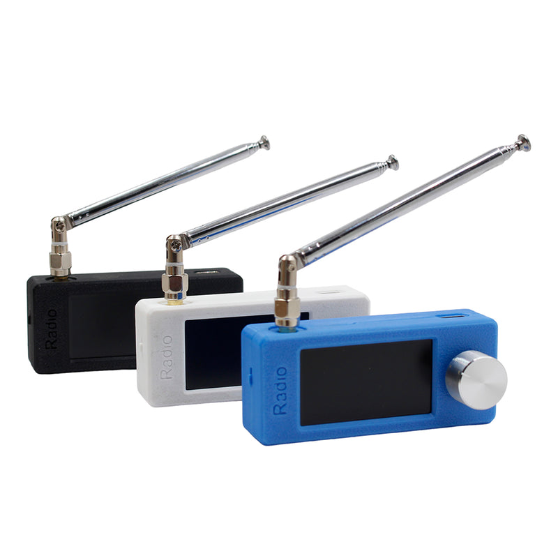 SI4732 Portable Radio 0.5-108MHz LSB USB AM FM Mini Pocket Radio with 2 Antenna
