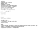 Car Left Side Fog Light Grille Cover 5C5854661K  For VW Beetle 2016-2019