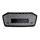 2019-2023 Fit Audi A6 S6 W//O ACC RS6 Style Honeycomb Mesh Front Grille Grill