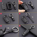 Leather Silicone Car Key Case Cover With Buckle For Volkswagen Golf MK6