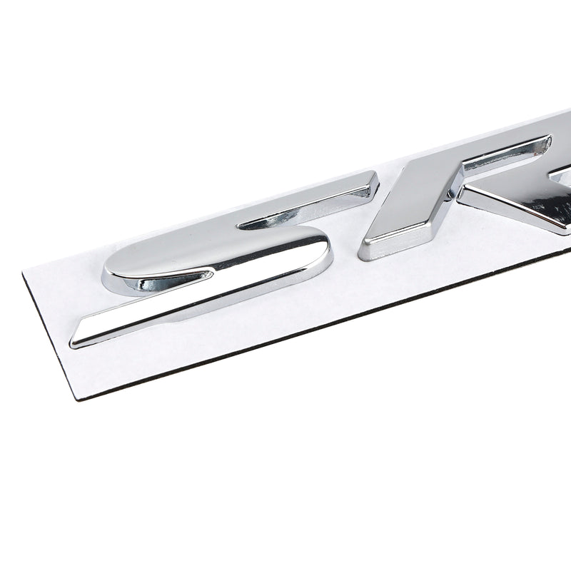 Rear Tailgate SRT Decal Emblem for Challenger Trunk Lid Badge Silver