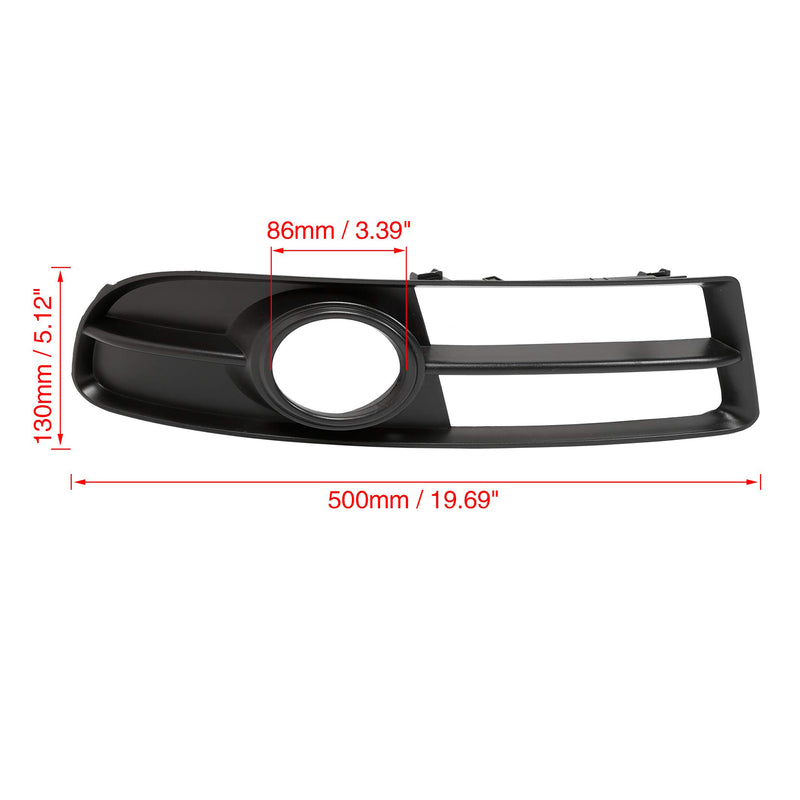 Front Right Side Bumper Grille Fog Light Grill For Audi A4 B7 S-Line S4 2005-08