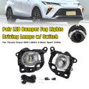 2021-2024 For Toyota Venza Pair LED Bumper Fog Lights Driving Lamps w/ Switch TO1038271