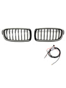 Gloss Black Front Kidney Grille Grill Fit BMW 3 Series F30 F31 F35 2012-2019