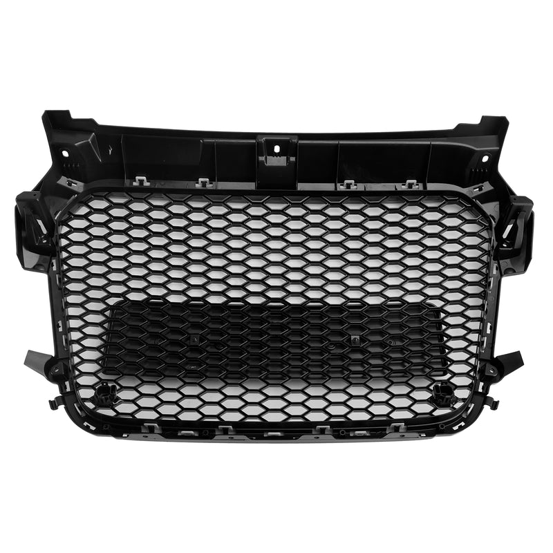 Gloss Black Front Honeycomb Bumper Grill Grille Fit Audi A1 S1 2010-2014