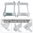 L+R Heavy Duty 5MM Racing Seat Bracket Adapter Fits For BMW 3 Series (E36) Coupe 1992-1999