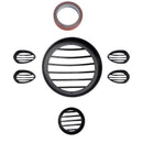 Headlight Guard Shield Cover Grille Black Kit Fit For Yamaha Pg-1 2023-2024