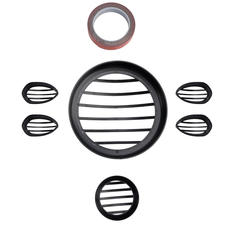 Headlight Guard Shield Cover Grille Black Kit Fit For Yamaha Pg-1 2023-2024