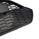 Matte Black Front Bumper Grille Grill Fit Ford Transit Custom 2013-2017 W/LED